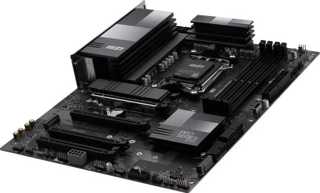 Alt view image 3 of 7 - MSI PRO B850-V EVO WIFI AM5 AMD B850 SATA 6Gb/s 5G Network Wi-Fi6E DDR5 Motherboard