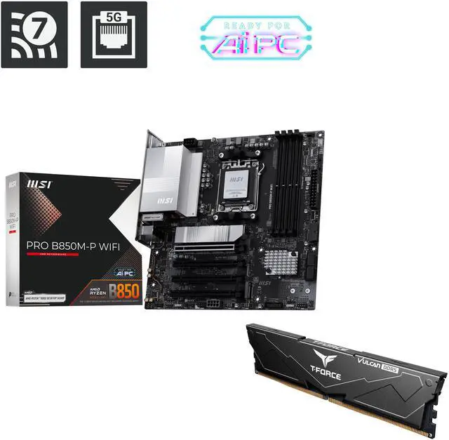 Main image of MSI B850 MB Memory Kit (B850M-P WIFI+16GB memory)