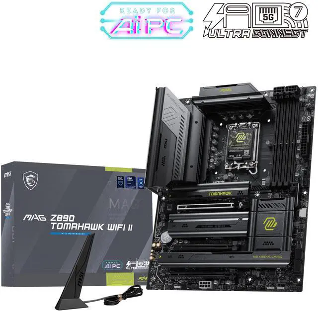 Motherboard CPU Memory Combo - MSI Z890 TOMAHAWK WIFI II Bundle