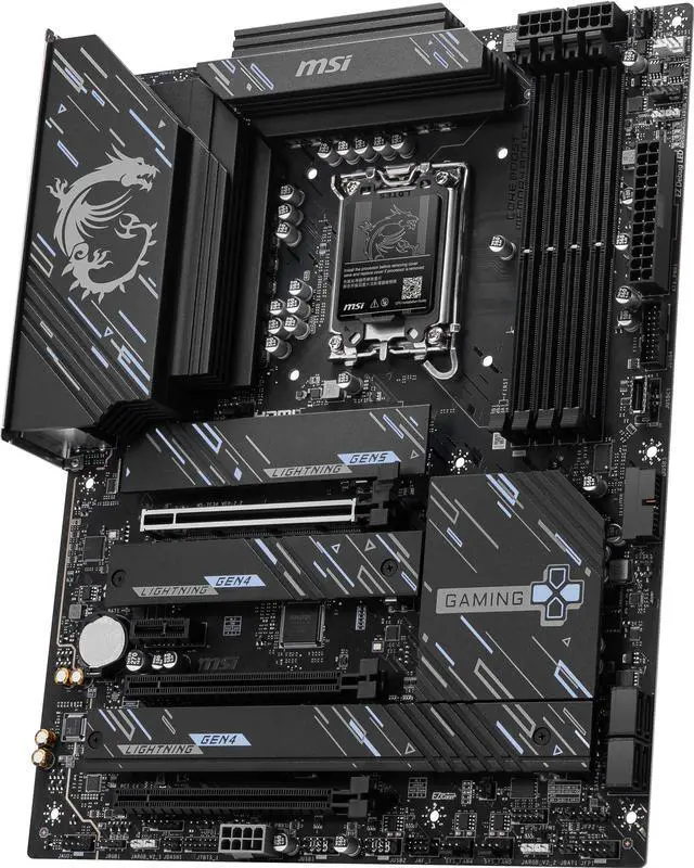 Alt view image 4 of 7 - Z890 GAMING PLUS WIFI6E Motherboard, ATX-Supports Intel Core Ultra Processors (Series 2), LGA 1851 - DDR5 Memory Boost (Up to 9200+MT/s OC), 1 x PCIe 5.0 x16, 1 x M.2 Gen5, Intel Killer 5G LAN, Wi-Fi 7