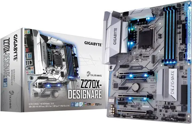 Alt view image 5 of 5 - GIGABYTE GA-Z270X-DESIGNARE (rev. 1.0) LGA 1151 Intel Z270 HDMI USB 3.1 ATX Motherboards - Intel