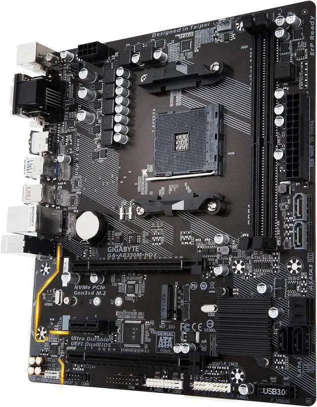 Used Like New: GIGABYTE GA-AB350M-HD3 AM4 Micro ATX