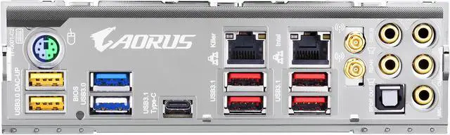 Alt view image 5 of 6 - GIGABYTE AORUS X299 AORUS Gaming 9 (rev. 1.0) LGA 2066 Intel X299 USB 3.1 ATX Intel Motherboard