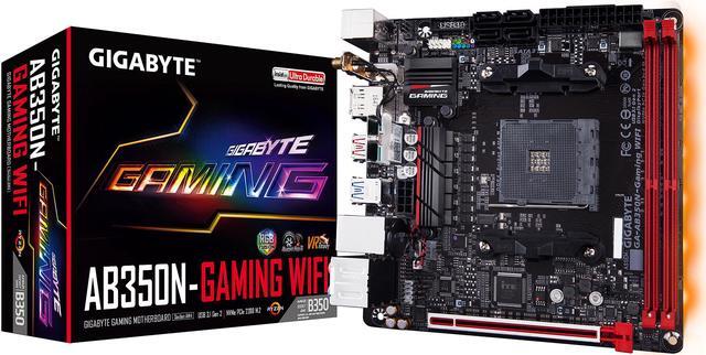 Alt view image 9 of 9 - GIGABYTE GA-AB350N-Gaming WIFI (rev. 1.0) AM4 AMD B350 USB 3.1 HDMI Mini ITX AMD Motherboard