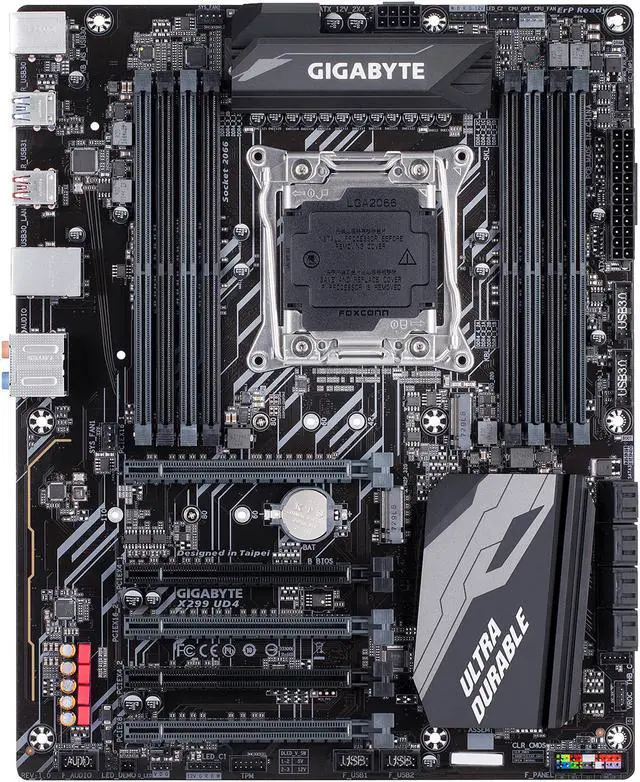 Alt view image 2 of 6 - GIGABYTE X299 UD4 (rev. 1.0) LGA 2066 Intel X299 USB 3.1 ATX Intel Motherboard