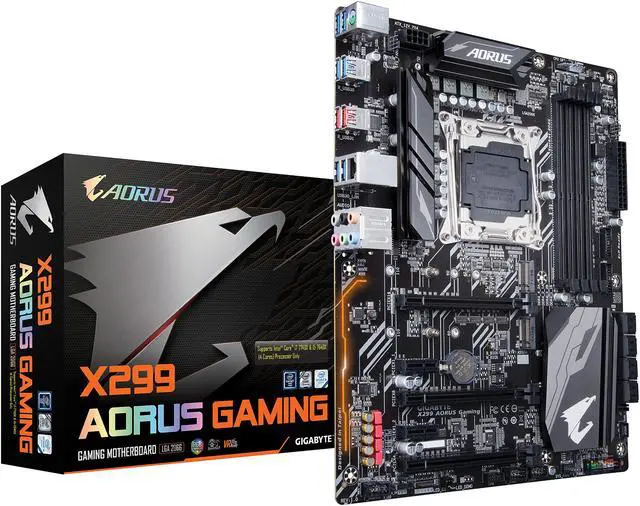 Alt view image 5 of 5 - GIGABYTE X299 AORUS Gaming (rev. 1.0) LGA 2066 Intel X299 USB 3.1 ATX Intel Motherboard