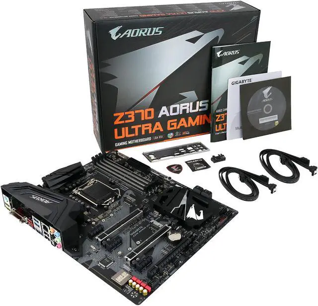 Alt view image 7 of 8 - GIGABYTE Z370 AORUS Ultra Gaming (rev. 1.0) LGA 1151 (300 Series) Intel Z370 HDMI USB 3.1 ATX Intel Motherboard
