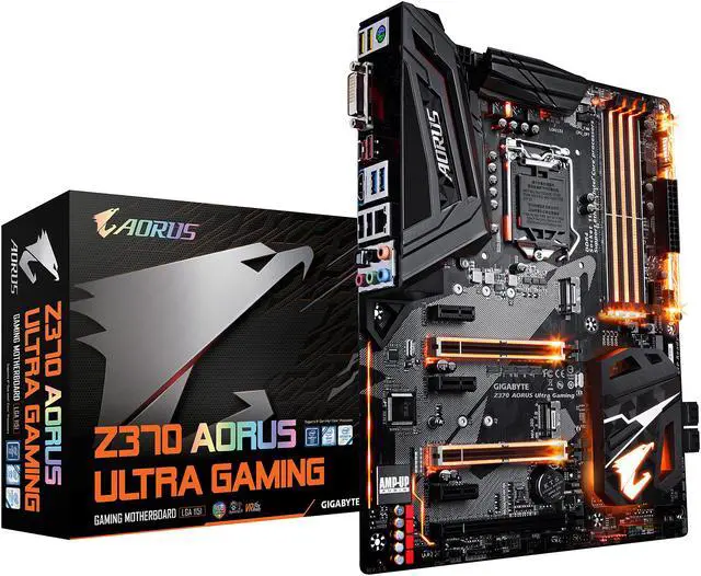 Alt view image 8 of 8 - GIGABYTE Z370 AORUS Ultra Gaming (rev. 1.0) LGA 1151 (300 Series) Intel Z370 HDMI USB 3.1 ATX Intel Motherboard