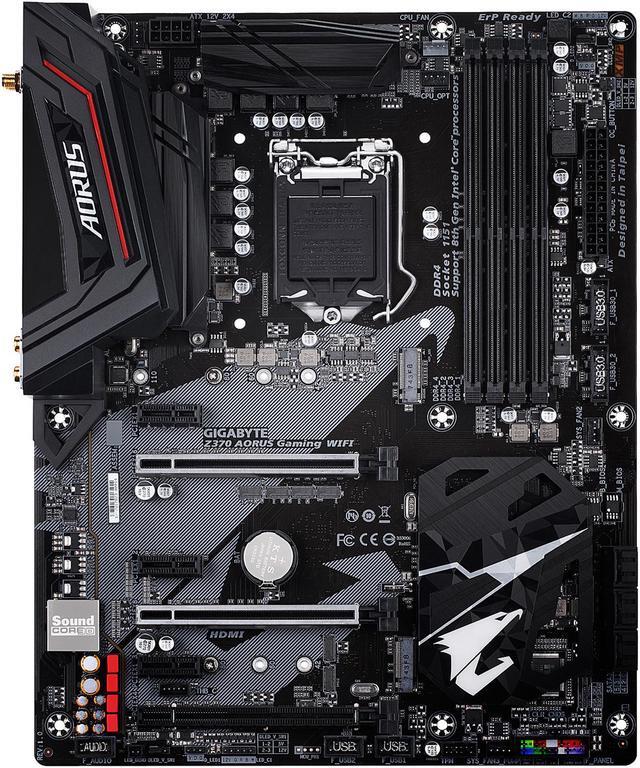 Alt view image 4 of 9 - GIGABYTE Z370 AORUS GAMING WIFI (rev. 1.0) LGA 1151 (300 Series) Intel Z370 HDMI USB 3.1 ATX Intel Motherboard
