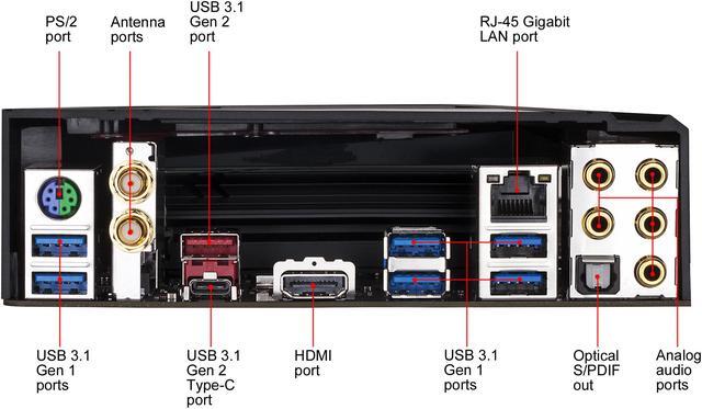 Alt view image 6 of 9 - GIGABYTE Z370 AORUS GAMING WIFI (rev. 1.0) LGA 1151 (300 Series) Intel Z370 HDMI USB 3.1 ATX Intel Motherboard