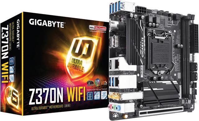 Alt view image 6 of 6 - GIGABYTE Z370N WIFI (rev. 1.0) LGA 1151 (300 Series) Intel Z370 HDMI USB 3.1 Mini ITX Intel Motherboard