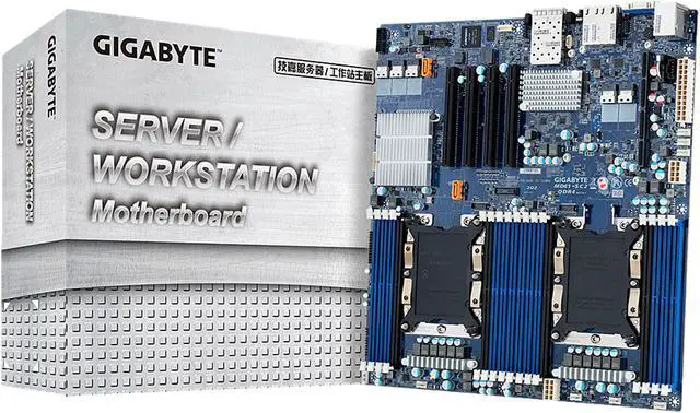 Alt view image 4 of 4 - GIGABYTE MD61-SC2 Extended ATX Server Motherboard 2 x LGA 3647 Intel C621
