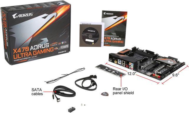 Alt view image 14 of 13 - GIGABYTE X470 AORUS ULTRA GAMING AM4 AMD X470 ATX AMD Motherboard