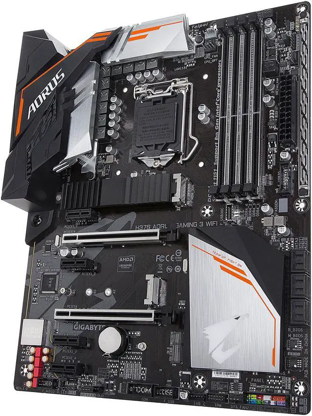 Alt view image 4 of 12 - GIGABYTE H370 AORUS Gaming 3 WIFI LGA 1151 (300 Series) Intel H370 HDMI USB 3.1 ATX Intel Motherboard