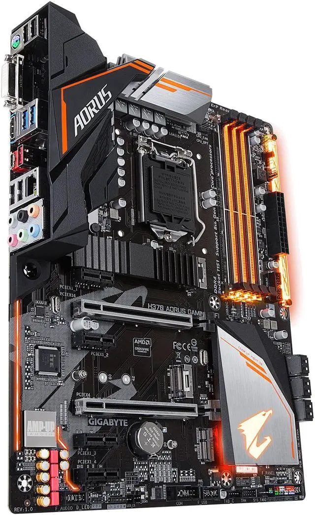 Alt view image 5 of 12 - GIGABYTE H370 AORUS Gaming 3 WIFI LGA 1151 (300 Series) Intel H370 HDMI USB 3.1 ATX Intel Motherboard