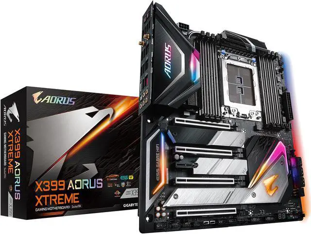 Alt view image 8 of 8 - GIGABYTE X399 AORUS XTREME sTR4 AMD X399 USB 3.1 Extended ATX AMD Motherboard