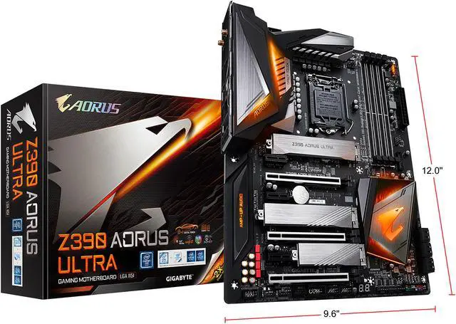 Alt view image 9 of 10 - GIGABYTE Z390 AORUS ULTRA LGA 1151 (300 Series) Intel Z390 ATX Intel Motherboard