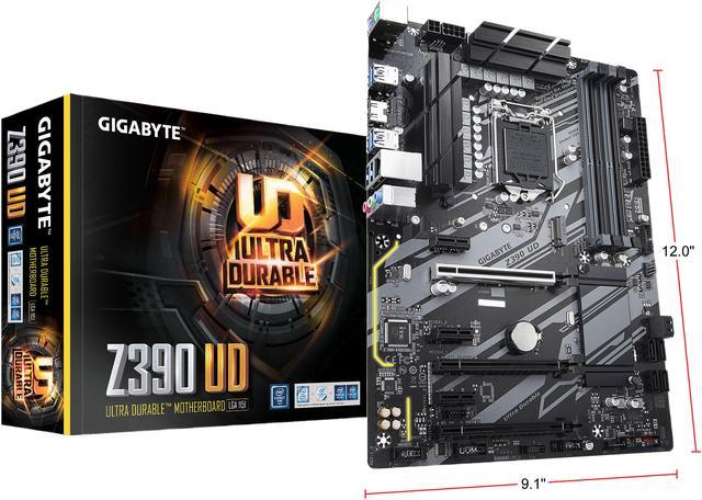 Alt view image 8 of 9 - GIGABYTE Z390 UD LGA 1151 (300 Series) Intel Z390 SATA 6Gb/s ATX Intel Motherboard for Cryptocurrency Mining with Above 4G Decoding, 6 x PCIe Slots