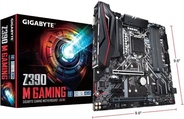 Alt view image 9 of 10 - GIGABYTE Z390 M GAMING LGA 1151 (300 Series) Intel Z390 HDMI USB 3.1 Micro ATX Intel Motherboard