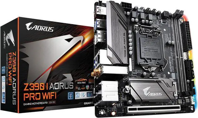Alt view image 8 of 10 - GIGABYTE Z390 I AORUS PRO WIFI LGA 1151 (300 Series) Intel Z390 Mini ITX Intel Motherboard