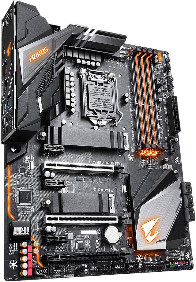 Alt view image 4 of 10 - GIGABYTE Z390 AORUS PRO LGA 1151 (300 Series) Intel Z390 HDMI USB 3.1 ATX Intel Motherboard