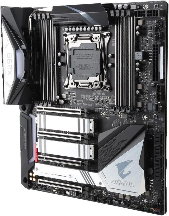 Alt view image 3 of 6 - GIGABYTE X299 AORUS MASTER LGA 2066 Intel X299 USB 3.1 Extended ATX Intel Motherboard