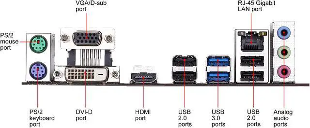 Alt view image 5 of 6 - GIGABYTE H310M S2H 2.0 LGA 1151 (300 Series) Intel H310 HDMI SATA 6Gb/s USB 3.1 Micro ATX Intel Motherboard