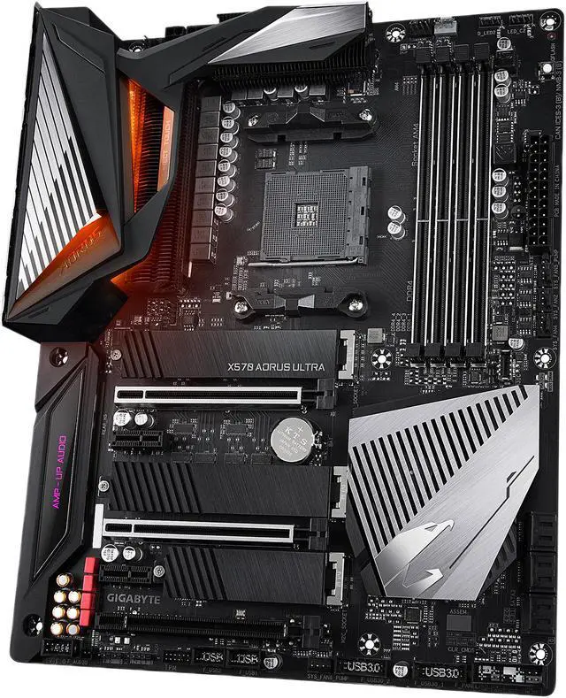 Alt view image 2 of 8 - GIGABYTE X570 AORUS ULTRA AMD Ryzen 3000 PCIe 4.0 SATA 6Gb/s USB 3.2 AMD X570 ATX Motherboard