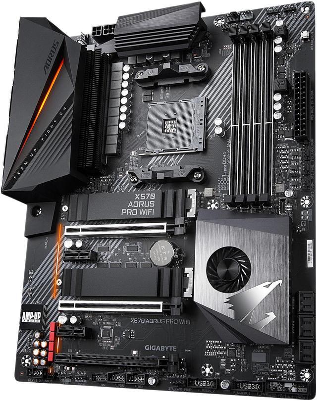 Alt view image 3 of 8 - GIGABYTE X570 AORUS PRO WIFI AMD Ryzen 3000 PCIe 4.0 SATA 6Gb/s USB 3.2 AMD X570 ATX Motherboard