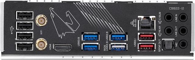 Alt view image 4 of 9 - GIGABYTE X570 AORUS ELITE WIFI AM4 AMD X570 USB 3.0 ATX AMD Motherboard