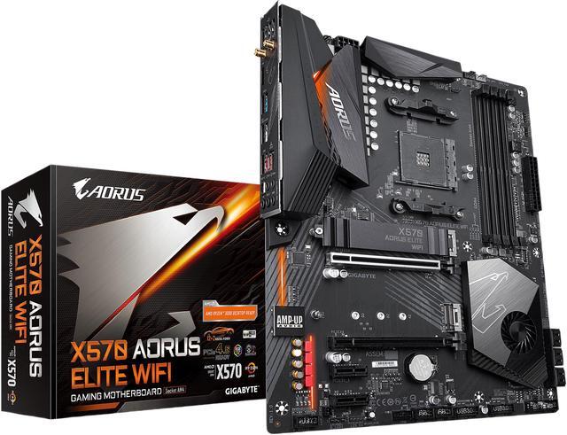 Alt view image 5 of 9 - GIGABYTE X570 AORUS ELITE WIFI AM4 AMD X570 USB 3.0 ATX AMD Motherboard