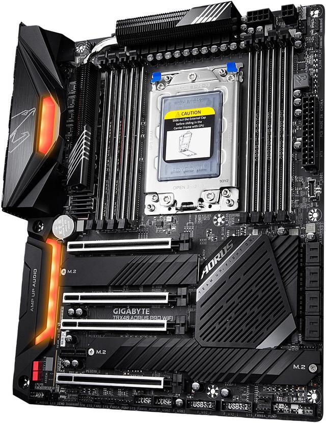 Alt view image 2 of 8 - GIGABYTE TRX40 AORUS PRO WIFI sTRX4 AMD TRX40 ATX AMD Motherboard