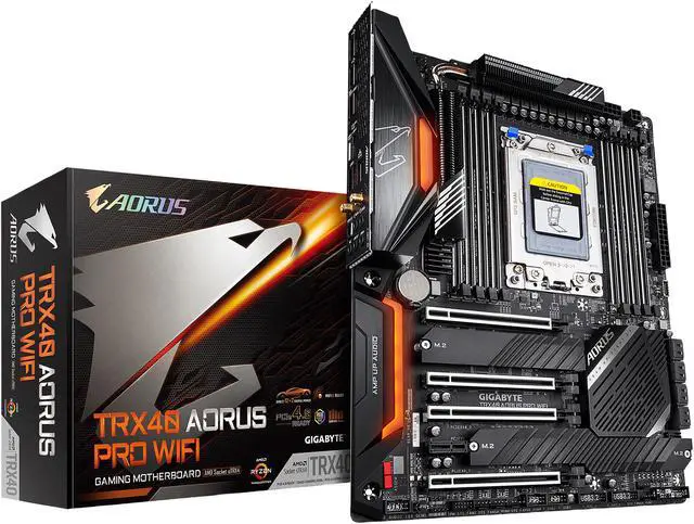 Alt view image 5 of 8 - GIGABYTE TRX40 AORUS PRO WIFI sTRX4 AMD TRX40 ATX AMD Motherboard