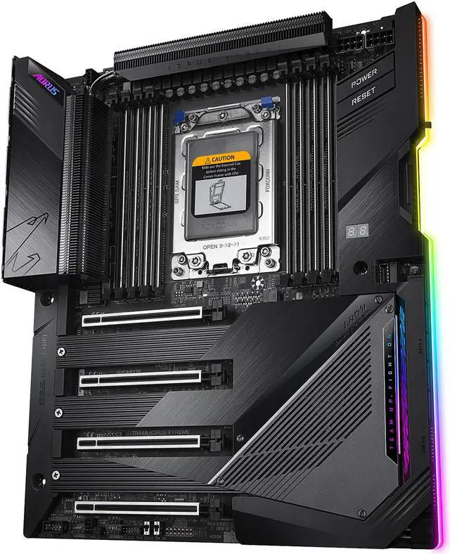 Alt view image 2 of 7 - GIGABYTE TRX40 AORUS XTREME sTRX4 AMD TRX40 XL ATX AMD Motherboard