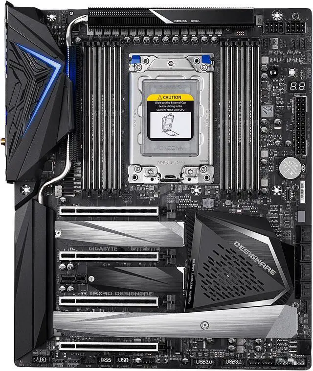 Main image of GIGABYTE TRX40 DESIGNARE sTRX4 AMD TRX40 XL ATX AMD Motherboard