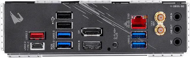 Alt view image 6 of 10 - GIGABYTE Z490I AORUS ULTRA LGA 1200 Intel Z490 Mini-ITX Motherboard with Dual M.2, SATA 6Gb/s, USB 3.2 Gen 2, WIFI 6, 2.5 GbE LAN