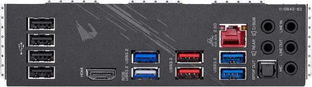 Alt view image 4 of 6 - GIGABYTE Z490 AORUS ELITE LGA 1200 Intel Z490 ATX Motherboard with Dual M.2, SATA 6Gb/s, USB 3.2 Gen 2, 2.5 GbE LAN