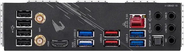 Alt view image 6 of 7 - GIGABYTE Z490 AORUS ELITE AC LGA 1200 Intel Z490 ATX Motherboard with Dual M.2, SATA 6Gb/s, USB 3.2 Gen 2, Intel 802.11ac, 2.5 GbE LAN
