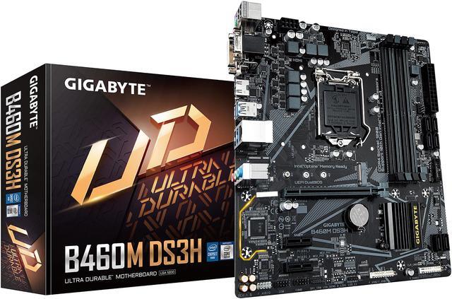 Alt view image 6 of 7 - GIGABYTE B460M DS3H LGA 1200 Intel B460 Micro-ATX Motherboard with M.2, SATA 6Gb/s, USB 3.2 Gen 1