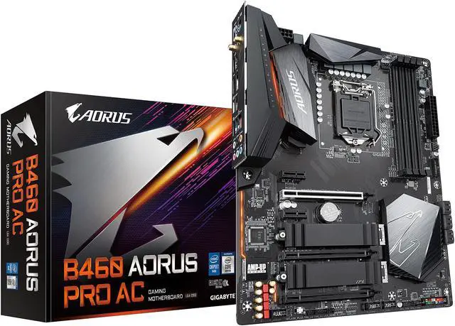 Alt view image 7 of 8 - GIGABYTE B460 AORUS PRO AC LGA 1200 Intel B460 ATX Motherboard with Dual M.2, SATA 6Gb/s, USB 3.2 Gen 2, Intel 802.11ac, 2.5 GbE LAN