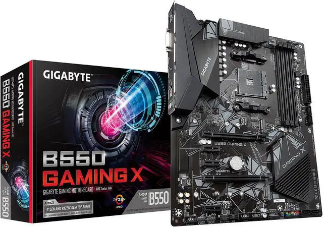 Alt view image 6 of 7 - GIGABYTE B550 GAMING X AM4 AMD B550 ATX Motherboard with Dual M.2, SATA 6Gb/s, USB 3.2 Gen 2, PCIe 4.0