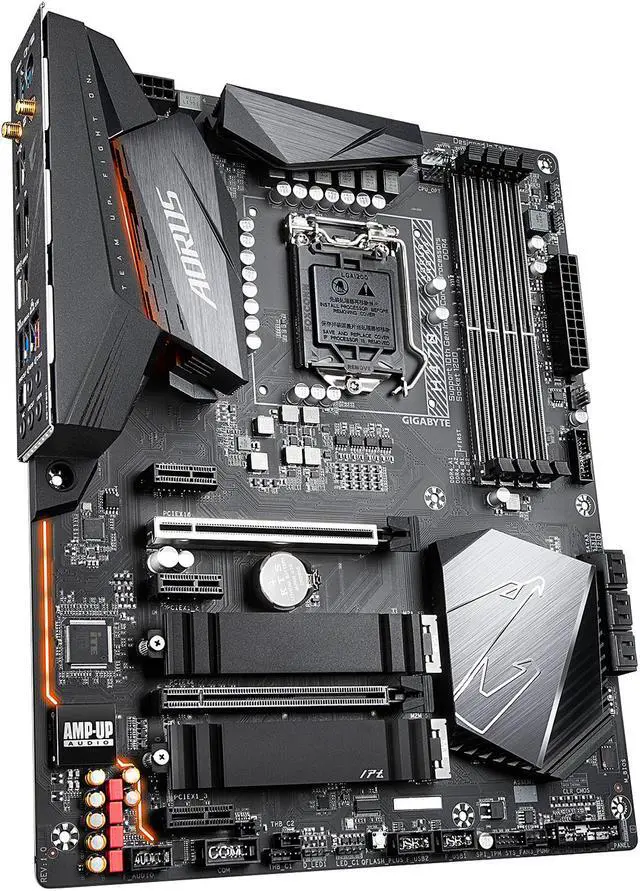 Alt view image 4 of 9 - GIGABYTE H470 AORUS PRO AX LGA 1200 Intel H470 ATX Intel Motherboard