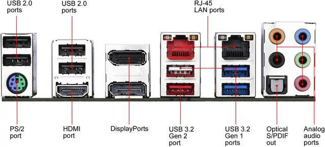 Alt view image 6 of 8 - GIGABYTE W480 VISION W LGA 1200 Intel W480 ATX Intel Motherboard