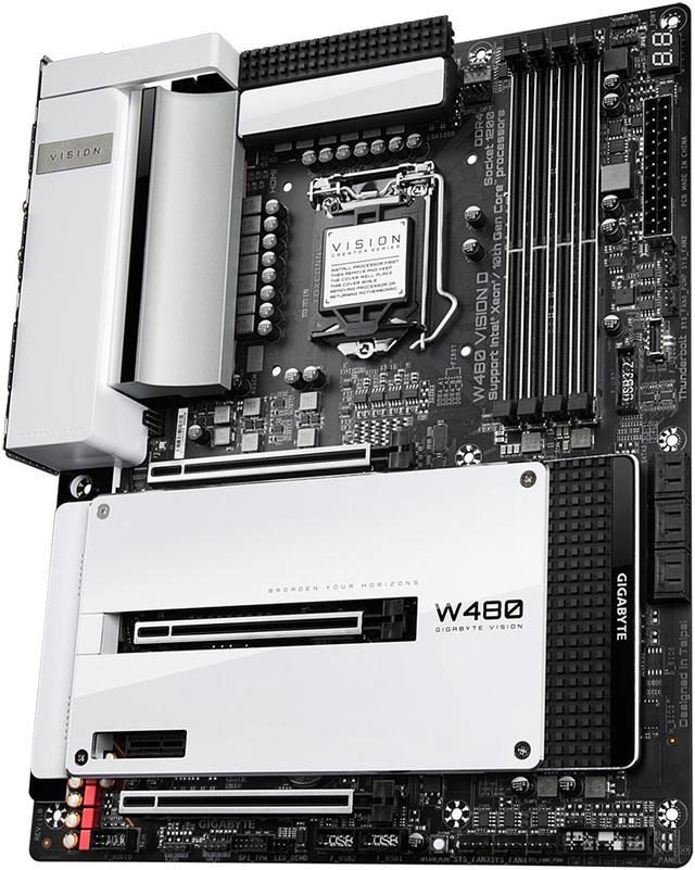 GIGABYTE W480 VISION D LGA 1200 ATX Intel Motherboard - Newegg.com