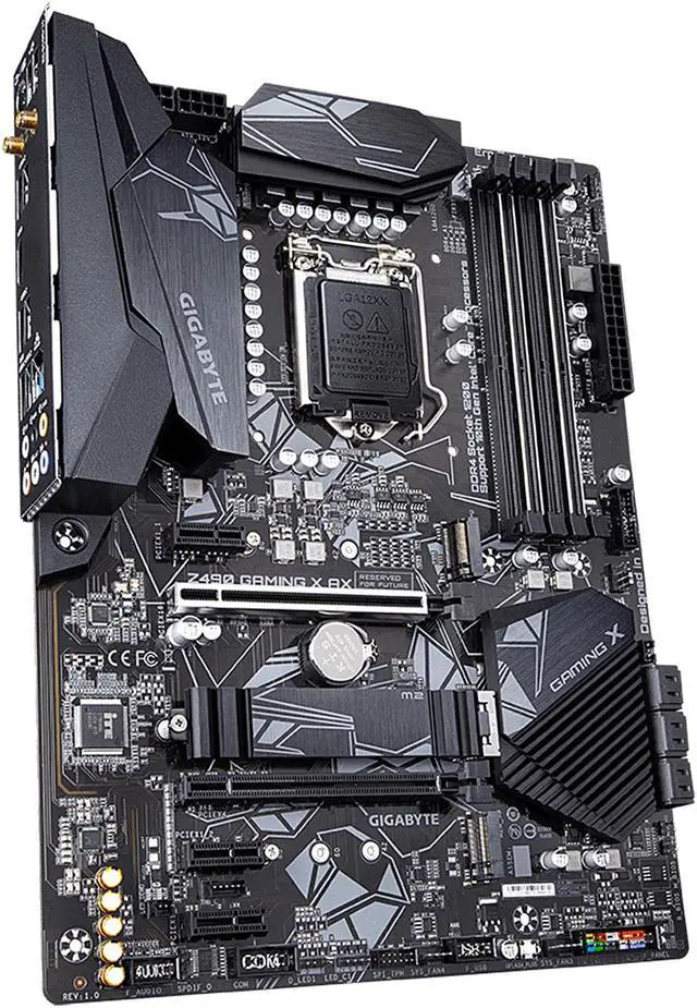 Alt view image 4 of 9 - GIGABYTE Z490 GAMING X AX LGA 1200 Intel Z490 ATX Intel Motherboard
