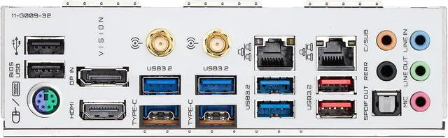 Alt view image 5 of 8 - GIGABYTE B550 VISION D AM4 AMD B550 ATX Motherboard with Dual M.2, SATA 6Gb/s, USB 3.2 Type-C with Thunderbolt 3, WIFI 6, Dual Intel GbE LAN, PCIe 4.0