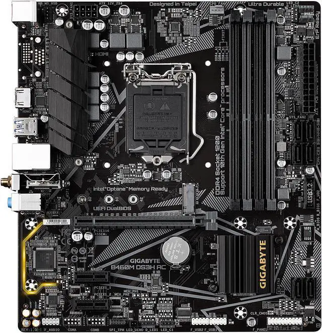 Open Box: GIGABYTE B460M DS3H AC(-Y1) LGA 1200 Intel B460 Micro