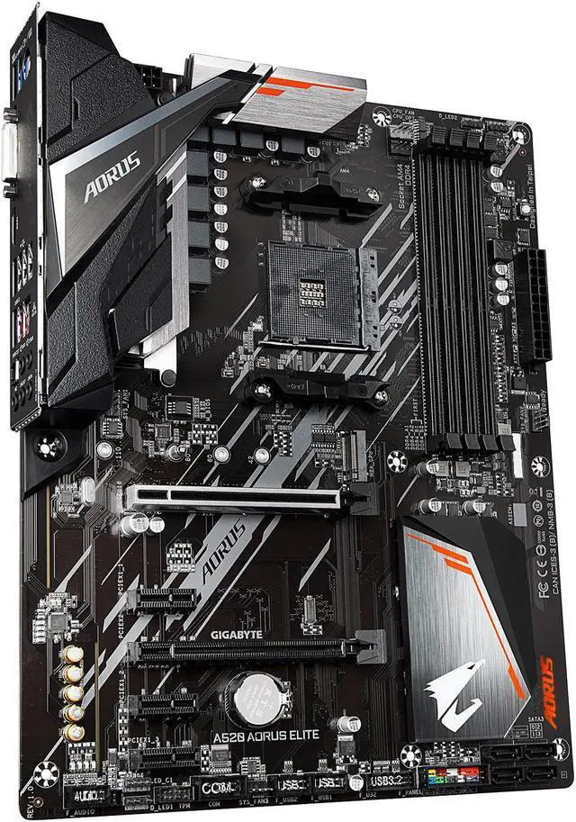 Alt view image 4 of 8 - GIGABYTE AORUS A520 AORUS ELITE AM4 AMD A520 ATX AMD Motherboard