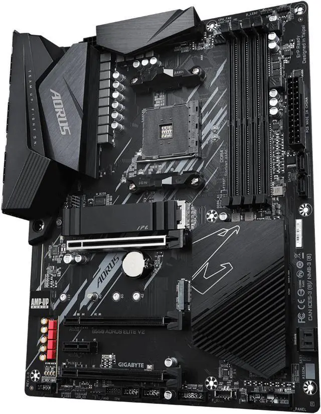 Alt view image 5 of 7 - GIGABYTE B550 AORUS ELITE V2 AM4 AMD B550 ATX Motherboard with Dual M.2, SATA 6Gb/s, USB 3.2 Gen 2, 2.5 GbE LAN, PCIe 4.0
