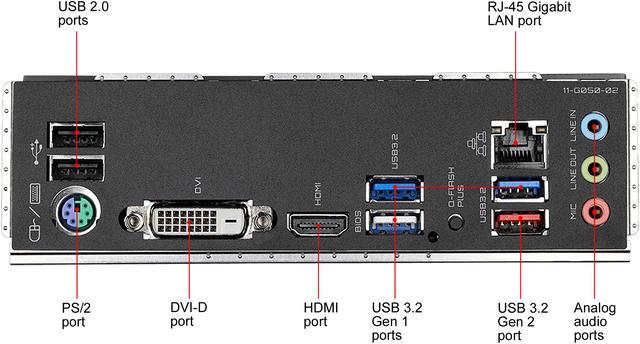 Alt view image 6 of 9 - GIGABYTE B550 GAMING X V2 AM4 AMD B550 USB 3.0 ATX AMD Motherboard